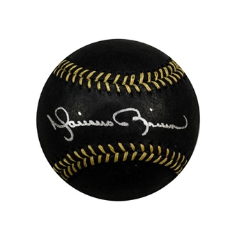 Mariano Rivera Autographed Black Leather Major League Baseball
